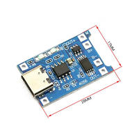 TP4056 18650 Lithium Battery Charging Board 4.2V 1A Overcharge Overdischarge Temperature & Short-Circuit Protection