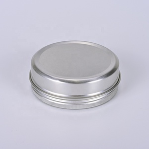 Pot rond en aluminium argenté de 120 ml avec couvercle à vis, 120 g, 4 oz, pour crème à barbe, emballage de stockage, boîtes en aluminium - Product Image 4