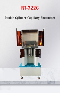 Propiedades de alto flujo de polímero de laboratorio 50KN y máquina de reómetro capilar de doble cilindro de material termoplástico - Product Image 6