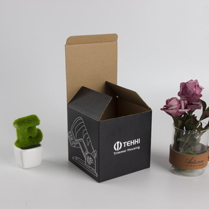 Wholesale Black Square Auto Lock Bottom Custom Mailer Boxes