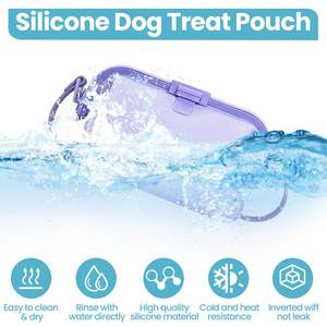 Free sample <b>Dog</b> <b>Treat</b> <b>Pouch</b> for Training - Magnetic Closure <b>Dog</b> <b>Treat</b> Bag with Poop Bag Dispenser | Shoulder Strap - Product Image 4