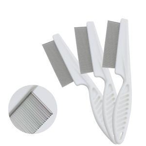 Pet Flea Comb para cães Gatos para remover pulgas Carrapatos Caspa Eranhos Limpeza de cabelo Grooming Escova Densa Dentada Dog <span class=keywords><strong>Cat</strong></span> Comb - Product Image 5