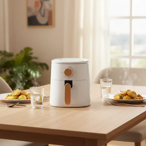 <span class=keywords><strong>Friteuse</strong></span> à air électrique moderne 4L en <span class=keywords><strong>plastique</strong></span> avec écran LCD, bouton mécanique, minuterie, facile à <span class=keywords><strong>nettoyer</strong></span> pour usage domestique, hôtelier et extérieur - Product Image 2