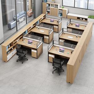 Conjunto de <span class=keywords><strong>Escritorio</strong></span> y Silla de Oficina <span class=keywords><strong>en</strong></span> Forma de <span class=keywords><strong>L</strong></span> <span class=keywords><strong>para</strong></span> Empresas, <span class=keywords><strong>para</strong></span> 4 o 6 <span class=keywords><strong>Personas</strong></span>, Muebles de Oficina Comerciales Modernos y Sencillos - Product Image 1