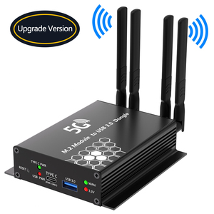 NGFF(<span class=keywords><strong>M</strong></span>.<span class=keywords><strong>2</strong></span>) 4G/5g模块转USB 3.0适配器，带辅助电源 - Product Image 1