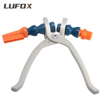 Bonne qualité G1/2 "raccords de tuyau de refroidissement réglables tuyau de refroidissement en plastique rond plat poreux plat interrupteur vanne PT NPT