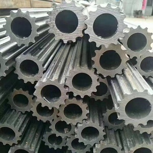 Tubos de carbono triangulares de limón ST37 <span class=keywords><strong>ST52</strong></span> para tubería de perforación de aceite maquinaria agrícola tubo de acero de eje de toma de fuerza ovalado Hexagonal octogonal - Product Image 3