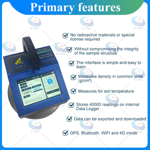 Tela táctil não nuclear do medidor da densidade do asfalto para a detecção rápida e exata de medidor da compactação do pavimento do asfalto - Product Image 5