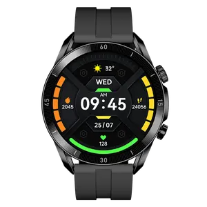 SMA Smart Care оптовая продажа AM07 умные часы amooled дисплей BT callation умные часы вращающиеся