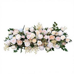 Decoración de Fondo con Camino de Flores de Seda Blanca al por Mayor para Eventos de Pascua, Navidad y Halloween - Tamaño Personalizable - Product Image 1