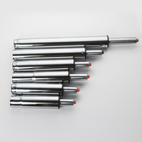 Sgs bifma x5.1 en 1335 120mm course haute pression pneumatique hauteur réglable chromé amortisseurs pour chaise de bureau
