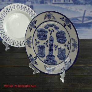 Assiette en <span class=keywords><strong>porcelaine</strong></span> bleue de <span class=keywords><strong>Delft</strong></span> vintage 1975 - Royal <span class=keywords><strong>Delft</strong></span> - avec décoration peinte à la main - Moulin à vent - Product Image 6