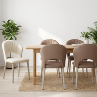 Chaises de salle à manger de luxe de style nordique, ensembles de salle à manger pour la maison, chaises de salle à manger de style français, fauteuils et chaises de coiffeuse pour chambre à coucher