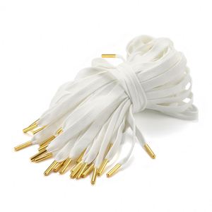 Lacets plats en polyester en gros pour usine avec embouts métalliques personnalisés - Product Image 3