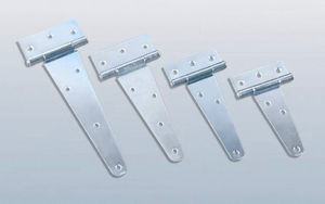 Portails en bois <span class=keywords><strong>de</strong></span> jardin d'extérieur, charnières en forme <span class=keywords><strong>de</strong></span> T en acier inoxydable, 2,5 mm, 2,8 mm, 3,0 mm, 8 trous - Product Image 2