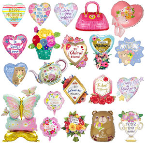 Grandi Palloncini 4D a Forma di Cuore in Mylar Ecologici per la <span class=keywords><strong>Festa</strong></span> <span class=keywords><strong>della</strong></span> <span class=keywords><strong>Mamma</strong></span>, Decorazioni per Feste - Product Image 2