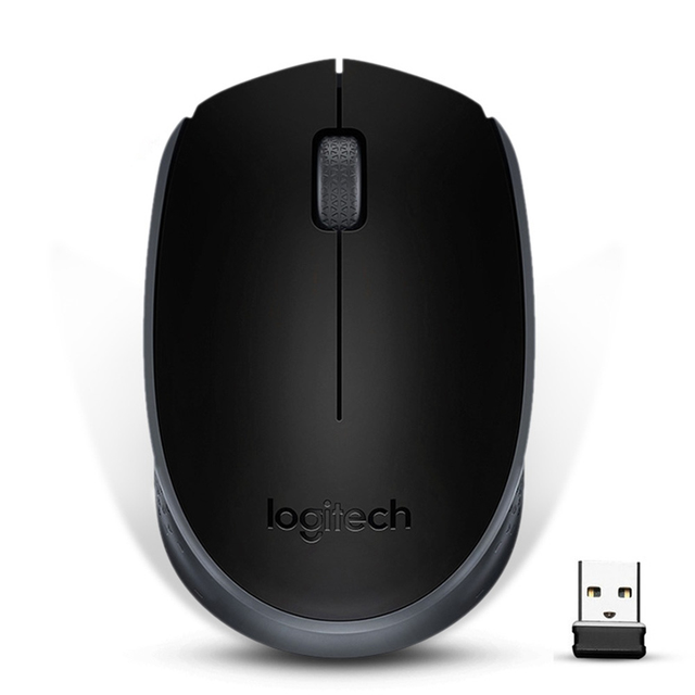 Logitech M171 2.4G Wireless Gaming Mouse with Nano Receiver 1000dpi Resolving Power for PC Game Support Office Test