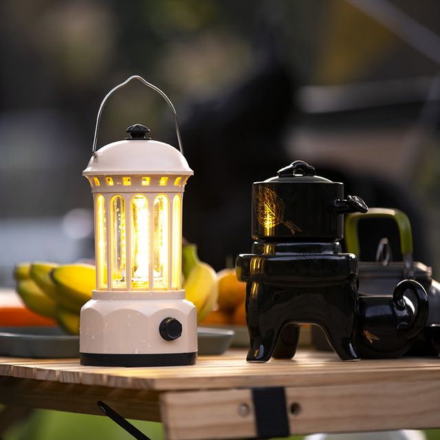 USB Rechargeable LED Emergency Lantern Light Weight Portable Camping Lamp for Fishing Crank Hand Cranking System