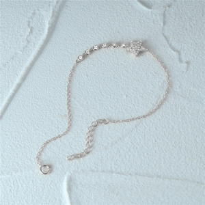 CANNER Nouveau Bracelet en Argent Sterling S925 avec Zircon 5A, Bijou Plaqué Or 18 carats, Breloque Étoile Ronde, Cadeau pour Femme - Product Image 4