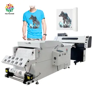 Doppel-und vierköpfiger I3200 Dtf-Drucker und Shaker-System Digitale Dtf-Druckmaschine Heat Pet Film Dtf-Drucker 60cm