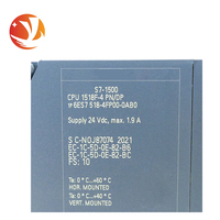 Unidad Central de Procesamiento PLC SIEMENS 6ES7 518-4FP00-0AB0 6ES7518-4FP00-0AB0 Original, Nueva, con 16 E/S y Función de Enlace de E/S para Programación PLC