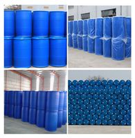 Seau en plastique en matériau HDPE recyclable à anneau simple ou double de 200 litres Tambour de 55 gallons pour matières dangereuses