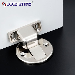Lideshi Door Stop Floor Mount 7808 Durable Metal Hardware for Bedroom Bathroom - Product Image 1
