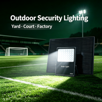Projecteur solaire LED en aluminium étanche, haute luminosité, température de couleur 6000K, garantie 5 ans, lampe de sécurité extérieure, jardin, patio