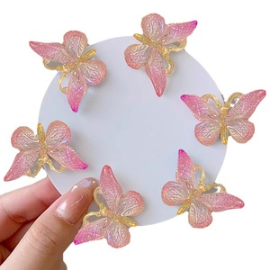 Lot de 5 pinces à cheveux papillon coréennes pour enfants, <span class=keywords><strong>barrettes</strong></span> mignonnes pour filles, accessoires de coiffure pour enfants, vente en gros - Product Image 6