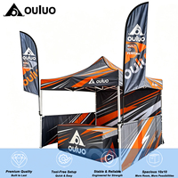 Carpa de Exhibición Personalizada de 3x3 Metros con Marco de Aluminio, Capa Única, Oxford 420D Impermeable, Cuadrada, para Vendedores Artesanales
