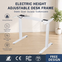 Cadre de bureau électrique réglable en hauteur à double moteur et 2 pieds, écologique et durable, vente directe d'usine OEM chinoise à bas prix