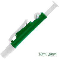 Pompe de remplissage manuelle de pipettes de laboratoire en plastique de haute précision IKEME 2ml/5ml/10ml/25ml