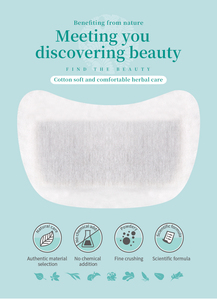 Cómodo 120mm Wingless Snow <span class=keywords><strong>Lotus</strong></span> algodón desechable a base de hierbas ISO9001 certificado almohadillas para el cuidado de la salud de las mujeres con bolsa de PE - Product Image 3