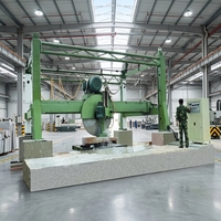 Machine de découpe bidirectionnelle pour blocs de granit et de marbre verticaux et horizontaux