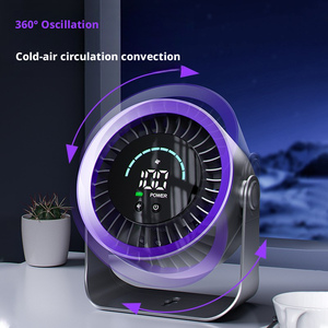 Nuevo Ventilador Portátil Recargable USB de 3000mAh, Mini Ventilador de Escritorio Turbo para Hogar, Camping y Exteriores, Brisa Refrescante Personal - Product Image 4
