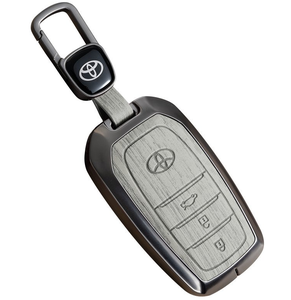 Faible MOQ, porte-clés de voiture en alliage de zinc de luxe, porte-clés pour Toyota Axio Corolla Rav 4 Camry Lc200 Land Cruiser - Product Image 1