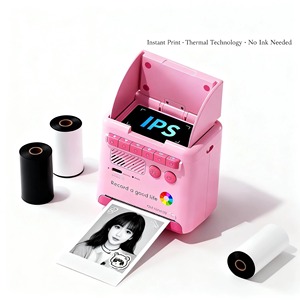 Cámara Multifuncional para Niños de 48MP con Impresión Instantánea, Impresora Térmica, 15 Luces LED de Relleno, Pantalla IPS de 2 Pulgadas, Cámara Digital para Niños y Niñas - Product Image 1