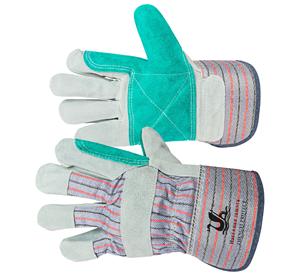 Guantes de Trabajo Industriales de Cuero Vacuno de Doble Palma, Protección para las Manos, Resistentes al Calor, Precio al por Mayor - Product Image 2