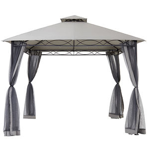 อุปกรณ์ทำหลังคาสองชั้นโมชา3x3ม. ศาลากลางแจ้งแบบกล่องสั้นประกอบได้ฟรี - Product Image 2