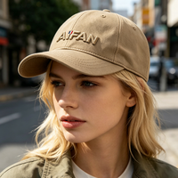 Gorras de Béisbol de Alta Calidad de 6 Paneles, Absorbentes de Sudor y de Secado Rápido, Visera para Actividades al Aire Libre 100% Algodón