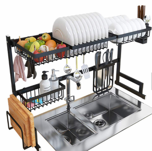 <span class=keywords><strong>Escurridor</strong></span> <span class=keywords><strong>de</strong></span> <span class=keywords><strong>platos</strong></span> ajustable para organizador <span class=keywords><strong>de</strong></span> cocina estante <span class=keywords><strong>de</strong></span> ahorro <span class=keywords><strong>de</strong></span> espacio <span class=keywords><strong>de</strong></span> almacenamiento sobre el fregadero, <span class=keywords><strong>escurridor</strong></span> <span class=keywords><strong>de</strong></span> <span class=keywords><strong>platos</strong></span> <span class=keywords><strong>de</strong></span> <span class=keywords><strong>acero</strong></span> <span class=keywords><strong>inoxidable</strong></span> - Product Image 2