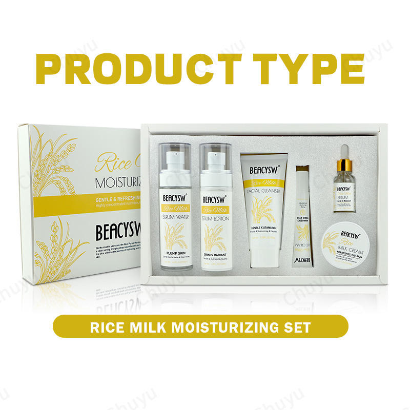 Set de cuidado de piel de agua de arroz