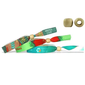 Braccialetto in bambù RPET, merchandising sostenibile - Product Image 1