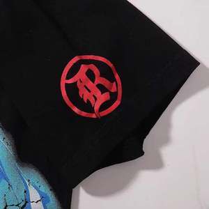 Camisetas de Manga Corta Personalizadas al Por Mayor a Bajo Precio, Camisetas R3BEL con Estampado Gótico Urbano para Hombre - Product Image 4