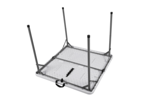 Mesa plegable de plástico cuadrada de 88cm para eventos Fuerte y útil Hotel plegable cuadrado plegable en media Mesa - Product Image 2