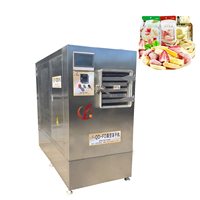 Qd Grote Commerciële Vriesdroger Voor Knapperige Fruitmaterialen Huisdiervlees Durian Aardbei Food Grade Vacuümvriesdroger