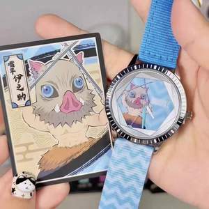 Orologio da Polso Demon Slayer in PVC 100% Originale, Set da 9 Pezzi, Scatola a Sorpresa, Quadrante 4CM, Scala 1/12, Tanjirou <span class=keywords><strong>Nezuko</strong></span>, <span class=keywords><strong>Anime</strong></span> Giapponese - Product Image 4