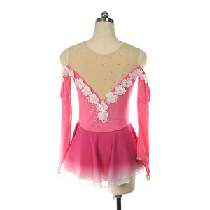 Vestido de patinaje sobre hielo de manga larga para mujer adulta - Product Image 6