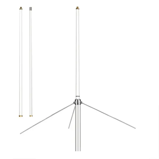Retevis MA05 Ham Radio Accessories High Gain 5.5/8.5dBi Glass Steel Omni-Directional VHF/UHF Base Station Repeater Antenna 200W