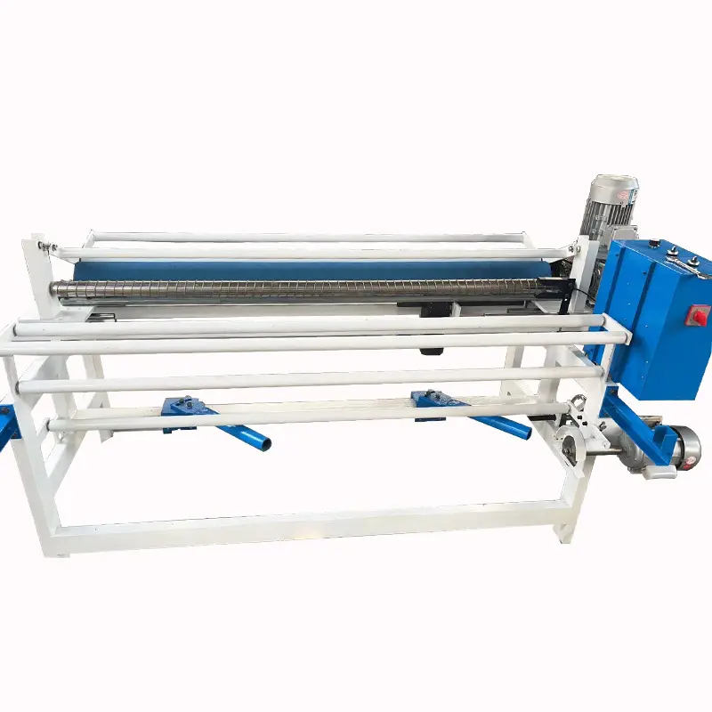 QK-SJ005 Automatic correction cloth rolling winding machine fabric winder machines